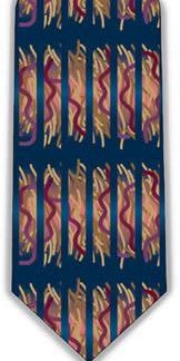 Syphilis Neck Tie (Navy & Gold)