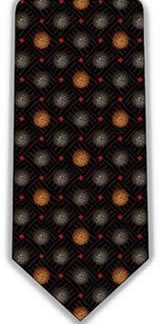HIV NeckTie (Black & Copper)