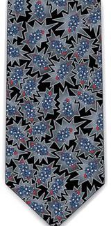 Testosterone Neck Tie (Black & Gray)