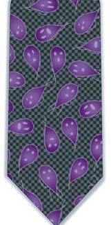 Gardia Tie (Grey & Purple)