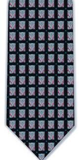 Dust Mites Tie (Blue & Black)