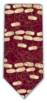 E.coli Tie (Tan & Red)