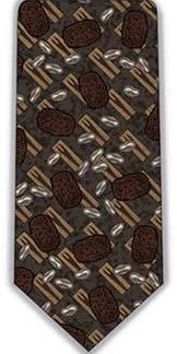 Vaccinia (Smallpox) Neck Tie (Taupe & Tan)