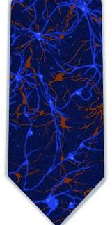 Neurons Neck Tie (Electric Blue)
