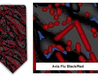 Avian Flu NeckTie (Red & Black)