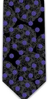 Rhinovirus Neck Tie (Black & Purple)