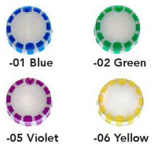 0.5ml, 1.5ml and 2.0ml Screw Cap MicroTubes Caps Only - GripSeal Caps