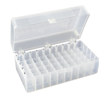 50 Place Freezer Racks with Hinged Lids