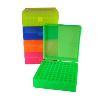 100 Place Freezer Tube Racks with Hinged Lid