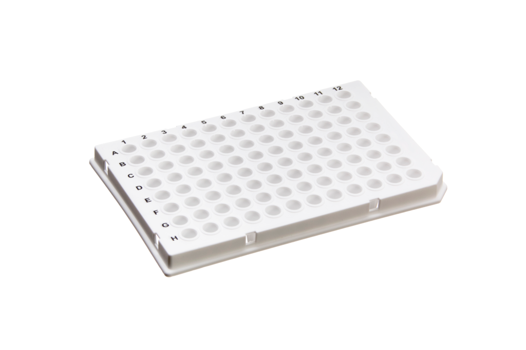 UltraFlux Semi-Skirted 96 Well 0.1ml Low-Profile PCR Plates LightCycler Type,White