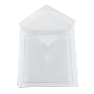 Freezer Box with Lift-Off Lid (No wells or slots)