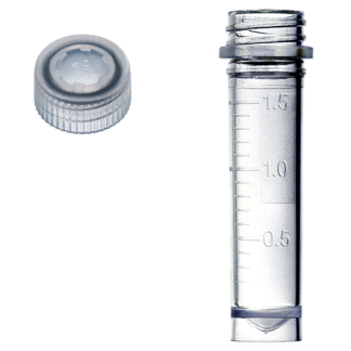 Screw Microtubes with Standard Cap (2001-00) Assemblies, STERILE