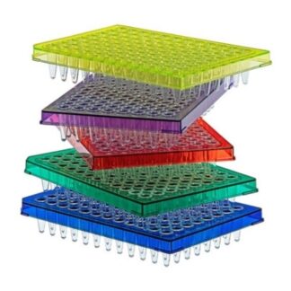Framed 0.2ml 96 Well Semi-Skirted Plates (10x10=100plates/pack)