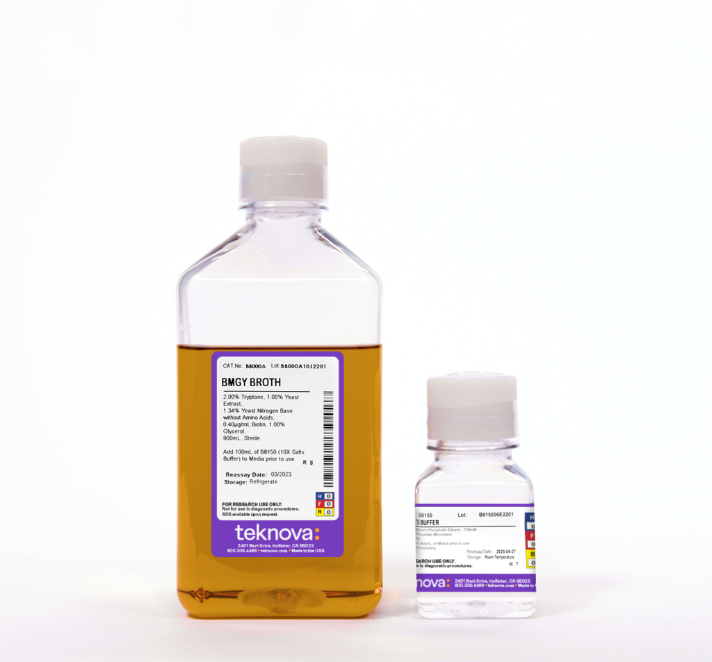 BMGY – Buffered Glycerol Complex Medium. 1L Kit, Sterile