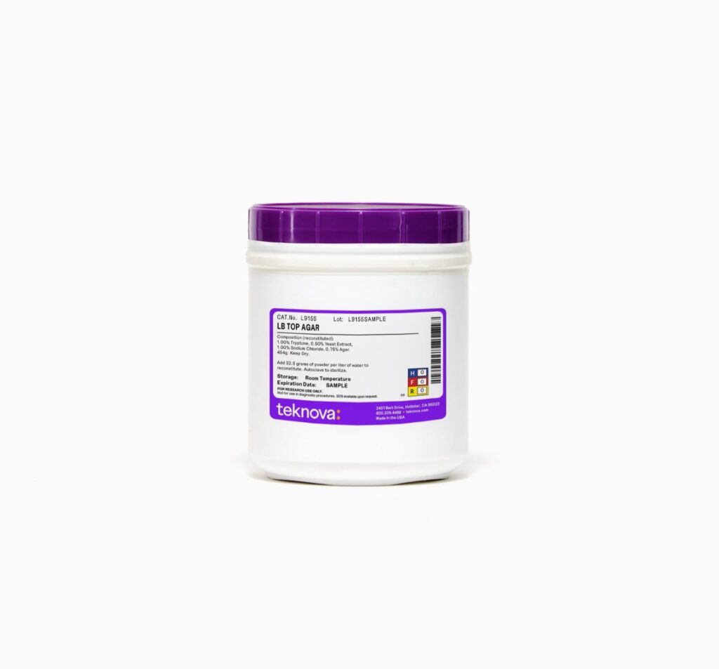 LB Top Agar. 454 grams.