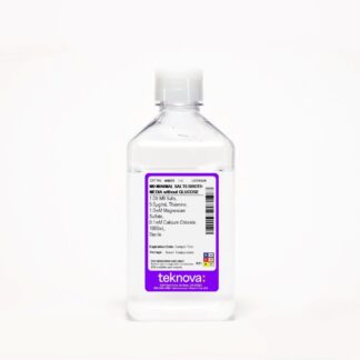 M9 Minimal Salts Broth without Glucose. 1000mL, Sterile.