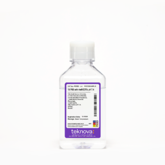 1X PBS with 4mM EDTA, pH 7.4. 500mL, Sterile.