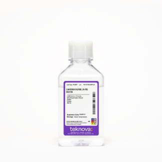 2.5M Sodium Chloride, 20% PEG Solution. 500mL, Sterile.