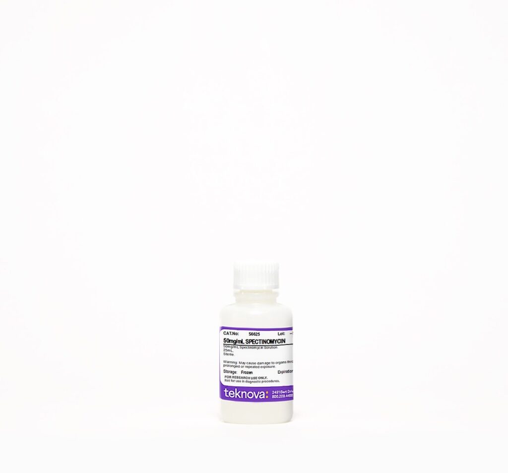 Spectinomycin Solution, 50mg/ml. 25mL, Sterile.