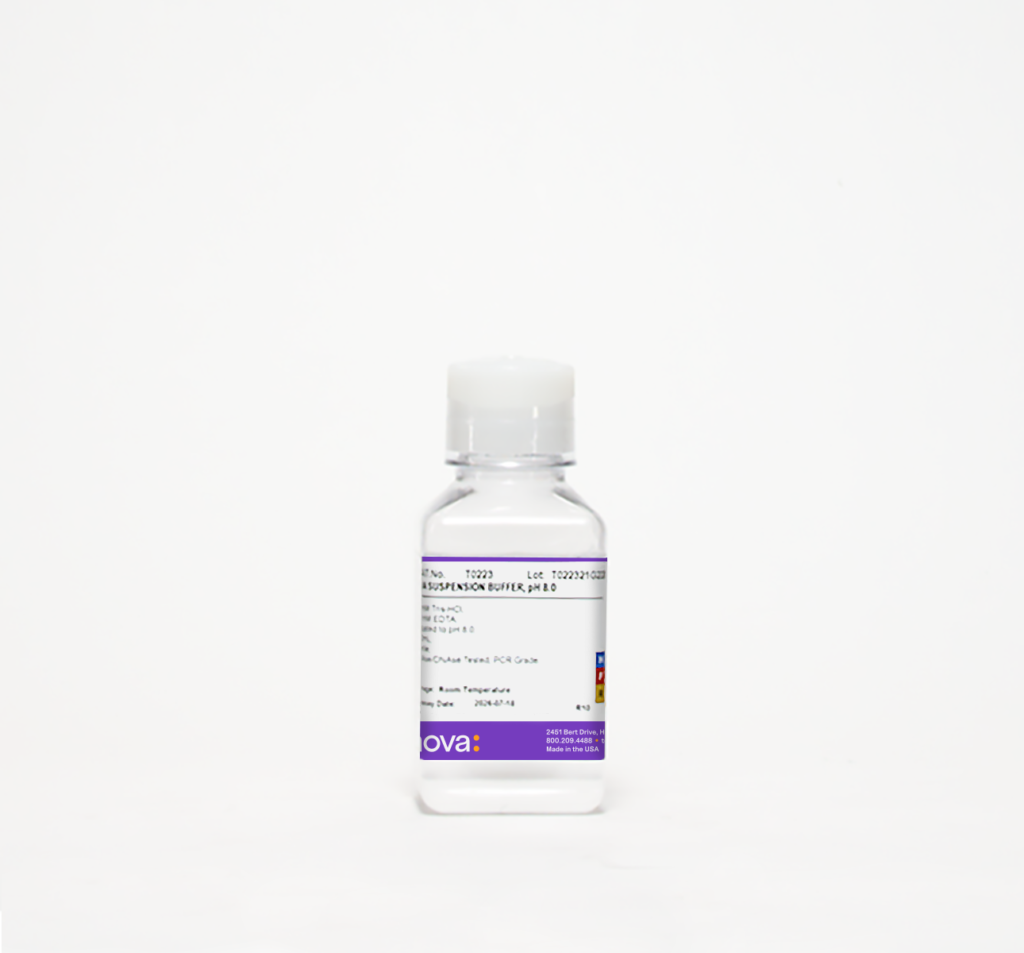 DNA Suspension Buffer, pH 8.0. RNase/DNase Tested, PCR. 250mL, Sterile. (10mM Tris, 0.1mM EDTA)