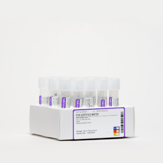 Water, RNase and DNase Free, PCR Certified Solution. 5 ml Per Tube, 25 Tubes per Pack, Sterile.