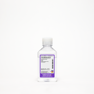 Water, RNase and DNase Free, PCR Certified Solution. Sterile (500mL)