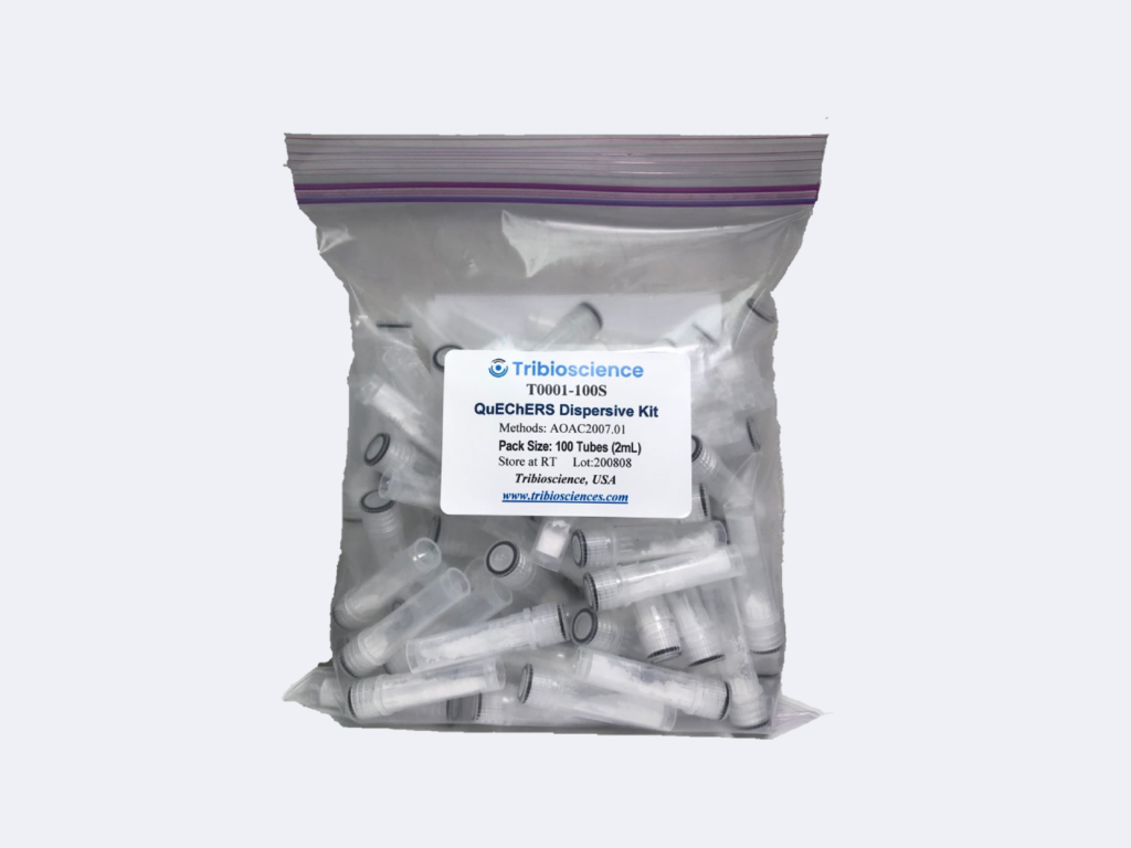 QuEChERS Dispersive SPE in 2 ml Tube for AOAC 2007.01 Method