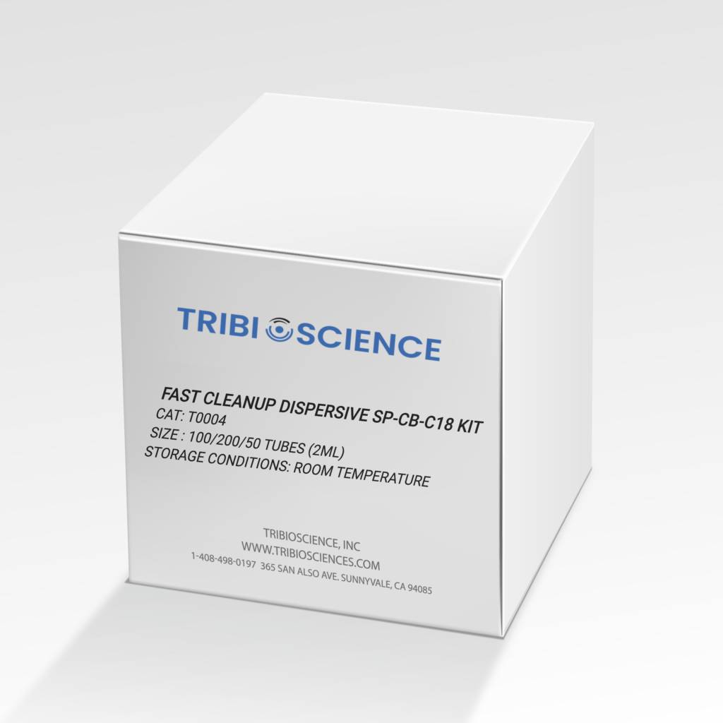 Fast Cleanup Dispersive SPE-CB-C18 in 2 ml Tube for AOAC 2007.01 Method